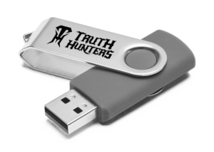 Truth Hunters Thumb Drive Isolated